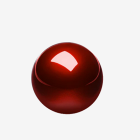 כדור גלגלת לעכבר ארגונומי בצבע אדום Perixx | PERIPRO-304GLR | Red 1.34 Inch (34mm) Replacement Trackball