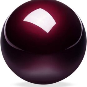כדור גלגלת לעכבר ארגונומי בצבע בורדו Perixx | Peripro-303GR | Glossy Red 1.34 Inch (34mm) Replacement Trackball