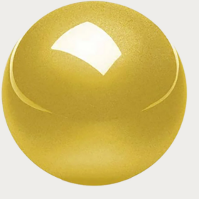 כדור גלגלת לעכבר ארגונומי בצבע זהב Perixx | PERIPRO-303GGO | Glossy Gold 1.34 Inch (34mm) Replacement Trackball