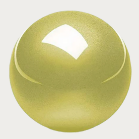 כדור גלגלת לעכבר ארגונומי בצבע צהוב Perixx | PERIPRO-303GYL | Glossy Yellow 1.34 Inch (34mm) Replacement Trackball