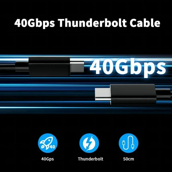 מארז חיצוני Thunderbolt™ 4 40Gbps עבור כונן M.2 PCIe NVMe SSD בצבע אפור ACASIS | TBU401