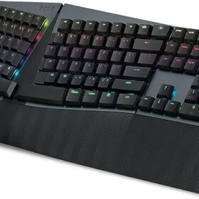 מקלדת אלחוטית ארגונומית בצבע שחור Perixx | PERIBOARD-835BL | Multi-device Ergonomic Mechanical Clicky US KB