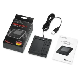 משטח מגע עכבר ארגונומי בצבע שחור Perixx | PERIPAD-501-II | Wired USB Multi-Gesture Touchpad with 2 Buttons & Durable 5.3 ft Cable