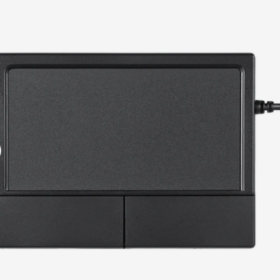 משטח מגע עכבר ארגונומי בצבע שחור Perixx | PERIPAD-504 | Wired Touchpad with Large Surface