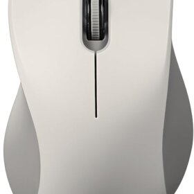 עכבר אלחוטי ארגונומי בצבע אפור Perixx | PERIMICE-621M | Wireless Mouse - Silent Click with Ergo Design