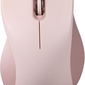 עכבר אלחוטי ארגונומי בצבע ורוד Perixx | PERIMICE-621P | Wireless Mouse - Silent Click with Ergo Design