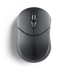 עכבר אלחוטי ארגונומי בצבע שחור Perixx | PERIMICE-802 | Bluetooth Black Portable Mouse