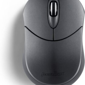 עכבר אלחוטי ארגונומי בצבע שחור Perixx | PERIMICE-802IN | Bluetooth Iron Portable Mouse