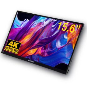 צג מסך מגע נייד באיכות 4K גודל מסך 15.6 אינץ' מארז מתכת Verbatim | 32238