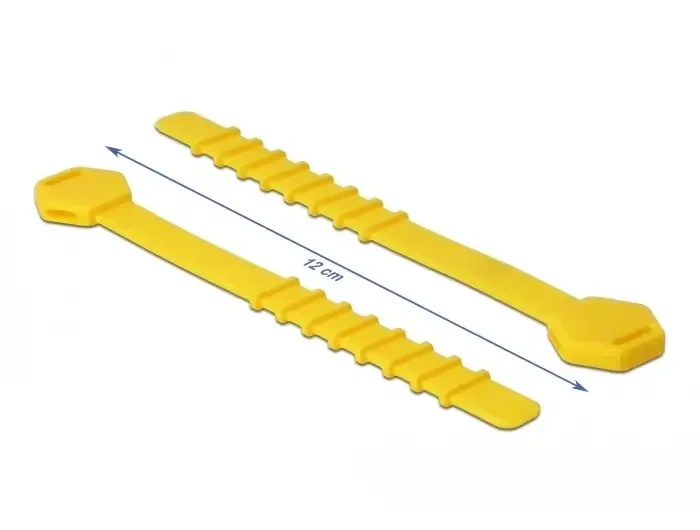 אזיקונים סיליקון עמידים בחום גבוה עד 240°C צבע צהוב סט 10 יח' DELOCK | 18830