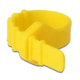 אזיקונים סיליקון עמידים בחום גבוה עד 240°C צבע צהוב סט 10 יח' DELOCK | 18830