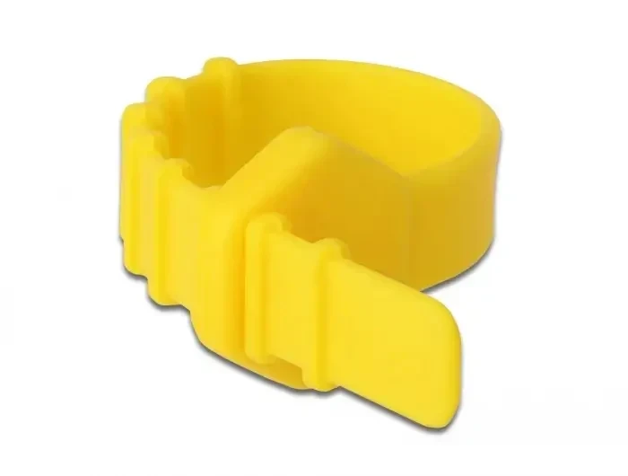 אזיקונים סיליקון עמידים בחום גבוה עד 240°C צבע צהוב סט 10 יח' DELOCK | 18830