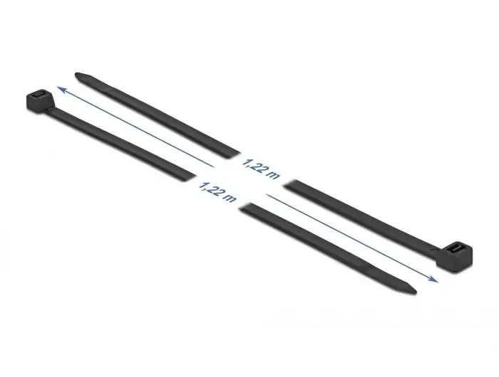 אזיקונים פלסטיק עמידים בפני אור שמש UV סט 10 יח' DELOCK | 19564