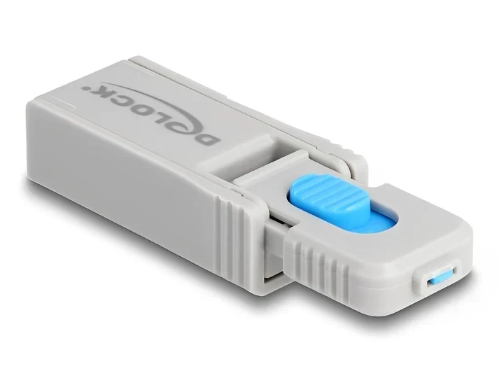 חוסם שקע USB-A סט 5 יח' + כלי נעילה DELOCK | 20923