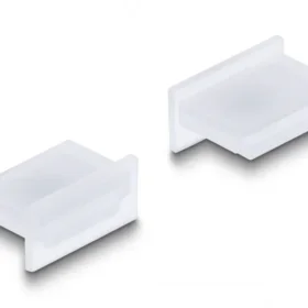 כיסוי נגד אבק ללא אחיזה לשקע HDMI סט 10 יח' בצבע שקוף DELOCK | 64169