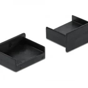 כיסוי נגד אבק עבור שקע USB-A סט 10 יח' צבע שחור DELOCK | 64102