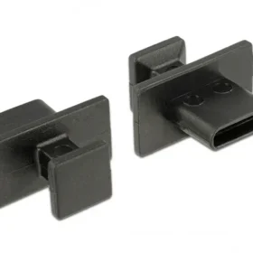 כיסוי נגד אבק עבור שקע USB-C עם אחיזה גדולה סט 10 יח' DELOCK | 64015