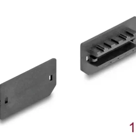 כיסוי נגד אבק עבור שקע USB-E Key A / B סט 10 יח' צבע שחור DELOCK | 64286