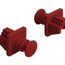 כיסוי נגד אבק עבור שקע רשת RJ45 עם אחיזה סט 10 יח' צבע אדום DELOCK | 86510
