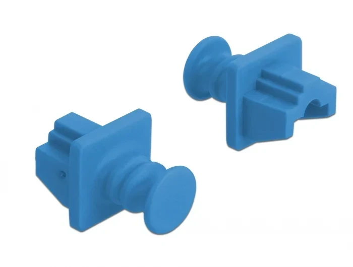 כיסוי נגד אבק עבור שקע רשת RJ45 עם אחיזה סט 10 יח' צבע כחול DELOCK | 86509