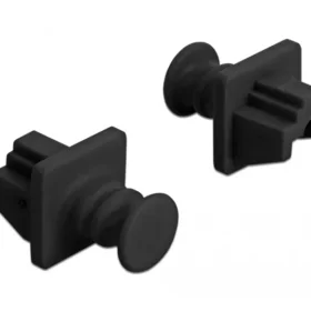 כיסוי נגד אבק עבור שקע רשת RJ45 עם אחיזה סט 10 יח' צבע שחור DELOCK | 86176