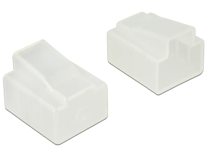 כיסוי נגד אבק עבור תקע רשת RJ45 סט 10 יח' צבע שקוף DELOCK | 64016