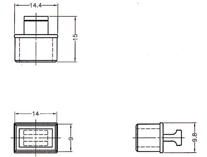 כיסוי נגד אבק עם אחיזה עבור חריץ SFP סט שחור 10 יח' DELOCK | 64021