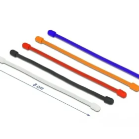 מקל כיפוף גומי גמיש עמיד בחום 150 מעלות - סט 10 יח' DELOCK | 18970
