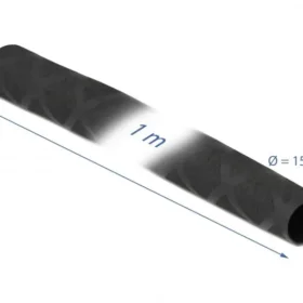 שרוול גמיש מתכווץ בחום X-pattern עם אחיזה מונעת החלקה DELOCK | 19586