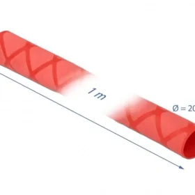 שרוול גמיש מתכווץ בחום X-pattern עם אחיזה מונעת החלקה DELOCK | 19594
