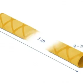 שרוול גמיש מתכווץ בחום X-pattern עם אחיזה מונעת החלקה DELOCK | 19595