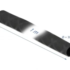 שרוול גמיש מתכווץ בחום X-pattern עם אחיזה מונעת החלקה DELOCK | 19596