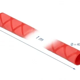 שרוול גמיש מתכווץ בחום X-pattern עם אחיזה מונעת החלקה DELOCK | 19604