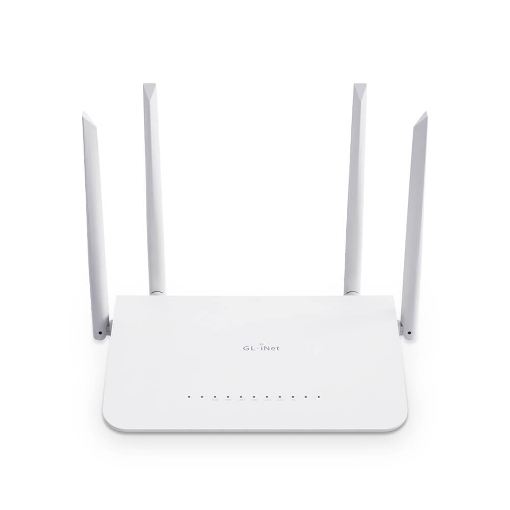 נתב Gigabit אלחוטי AC1200 בצבע לבן GL-iNet | GL-SF1200 | MEET GL-SF1200