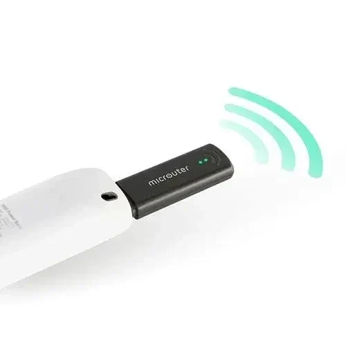 נתב אלחוטי USB הקטן ביותר אי פעם בצבע שחור GL-iNet | GL-USB150 | MEET Microuter