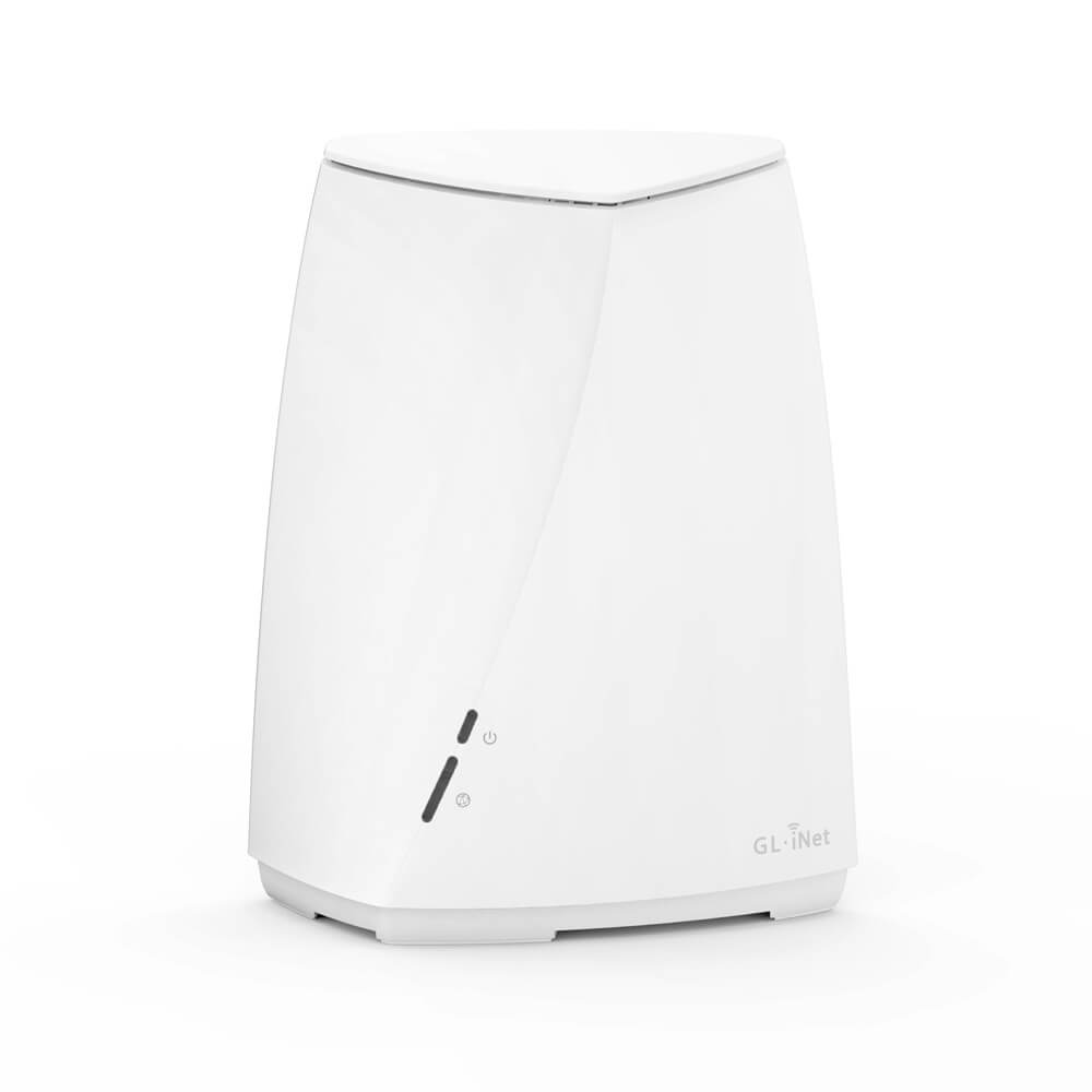 נתב מערכת Tri-Band Wireless Mesh משולבת עם טכנולוגיות פתוחות בצבע לבן GL-iNet | GL-B2200 | MEET VELICA