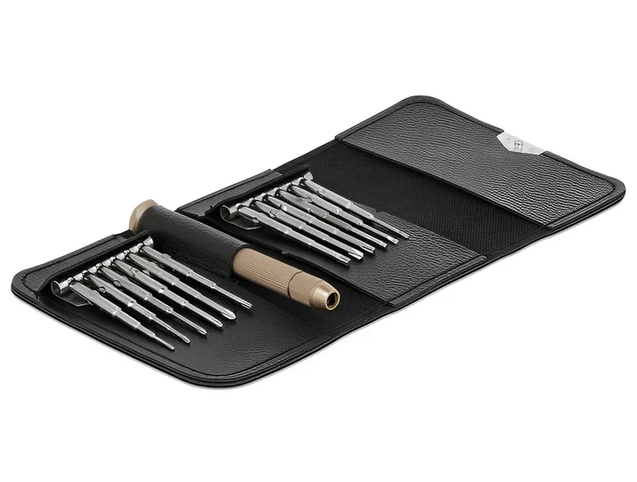 ערכת מברגים CrV steel למחשבים וסמארטפונים סט 13 יח' בצבע שחור DELOCK | 64067