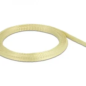 שרוול גמיש סיבים Aramid להגנת כבלים עמיד בטמפרטורה 170°C- עד 250°C אורך 2 מטר בצבע חום DELOCK | 20798