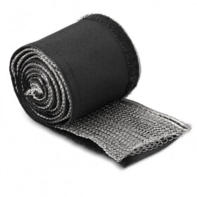 שרוול גמיש עם סגירה מהודקת EMI Shielding להגנת כבלים מפני השפעות אלקטרומגנטיות אורך 1 מטר DELOCK | 20840