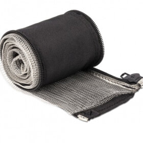 שרוול גמיש עם רוכסן EMI Shielding להגנת כבלים מפני השפעות אלקטרומגנטיות אורך 1 מטר DELOCK | 20846