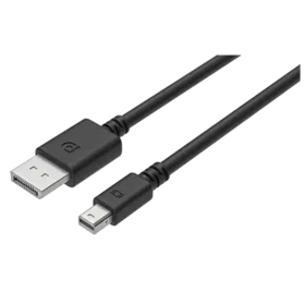 כבל Mini DisplayPort to DisplayPort אוזניות למשקפי VR בצבע שחור HTC | Mini DisplayPort to DisplayPort Cable for VIVE Pro