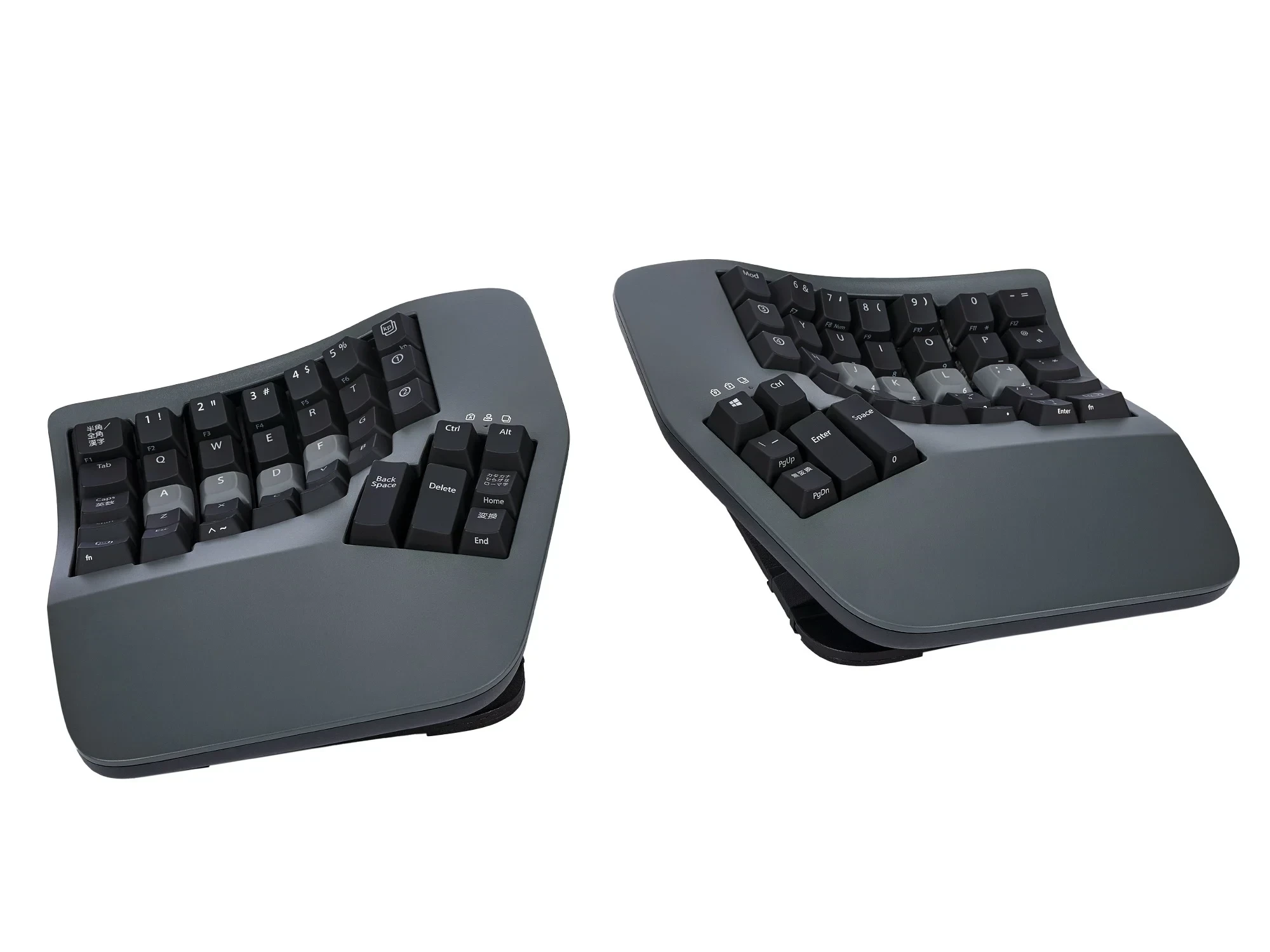 מקלדת ארגונומית מפוצלת בצבע שחור Kinesis | Advantage360 Professional Quiet Japanese