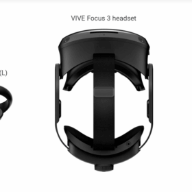 משקפי VR מקצועי כוללת גרפיקה טובה מסוגה ונוחות ארגונומית בצבע שחור HTC | VIVE Focus 3 | Masterful all-in-one VR
