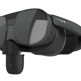 מתכוונן אוטומטית למשקפי VR מעקב עיניים וגם מעקב פנים מקצועי בצבע שחור HTC | VIVE Full Face Tracker