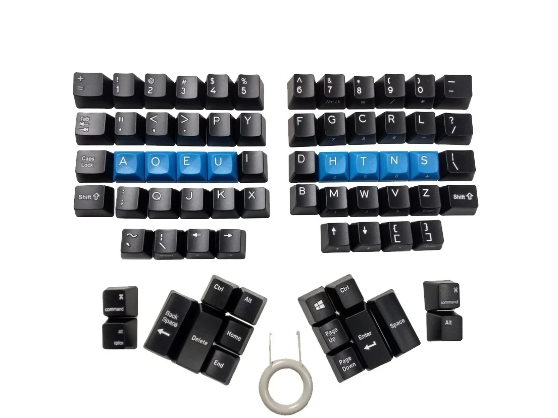 ערכת מקשים Kinesis | Advantage2 Dvorak Keycap Set