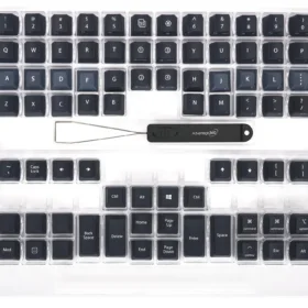 ערכת מקשים פרימיום בצבע כחול Kinesis | Advantage360 QWERTY Steel Blue PBT Keycaps