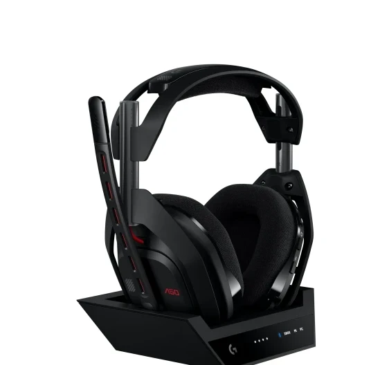 אוזניות גיימינג מקצועיות Wireless כולל מיקרופון אלחוטי וכבל USB-C להטענה Logitech | ASTRO A50 (Gen 5)