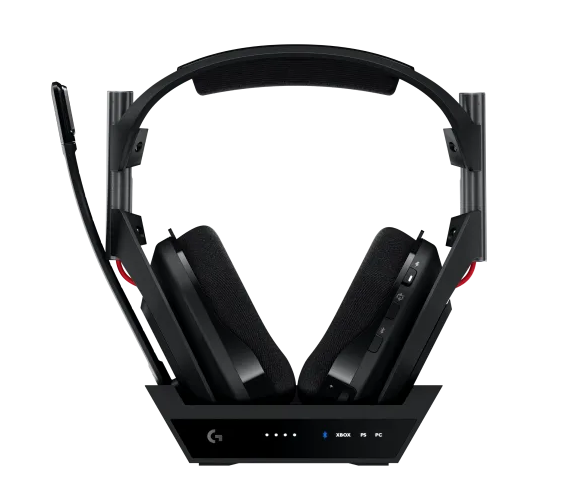 אוזניות גיימינג מקצועיות Wireless כולל מיקרופון אלחוטי וכבל USB-C להטענה Logitech | ASTRO A50 (Gen 5)