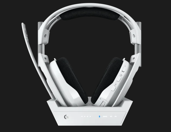 אוזניות גיימינג מקצועיות Wireless כולל מיקרופון ותחנת עגינה אלחוטי וכבל USB-C להטענה Logitech | ASTRO A50 X