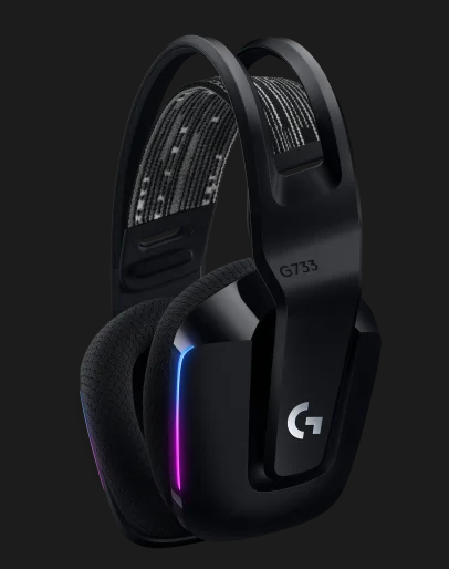 אוזניות גיימינג מקצועיות ותאורה RGB חיבור Wireless כולל מיקרופון Logitech | G733